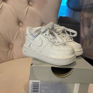 Barely worn baby Air Force ones